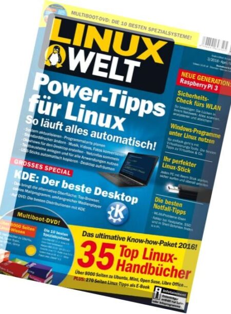 LinuxWelt – April-Mai 2016 Cover