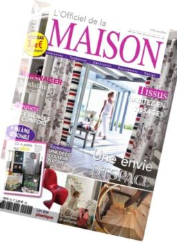 L’Officiel de la Maison – Mai 2016