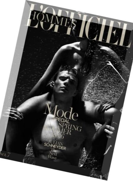 L’Officiel Hommes Singapore – Spring-Summer 2016 Cover