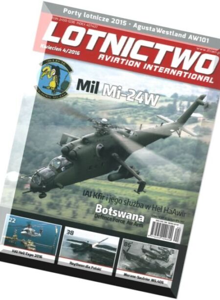 Lotnictwo Aviation International – 2016-04 Cover