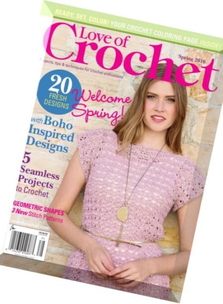 Love of Crochet – Spring 2016 Cover