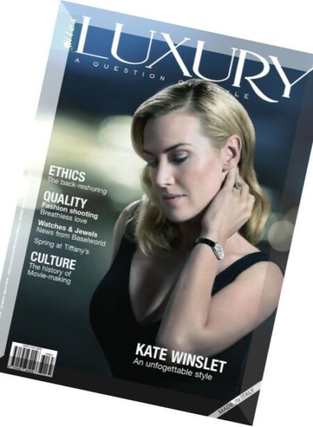 Luxury Files – Spring 2016 Cover