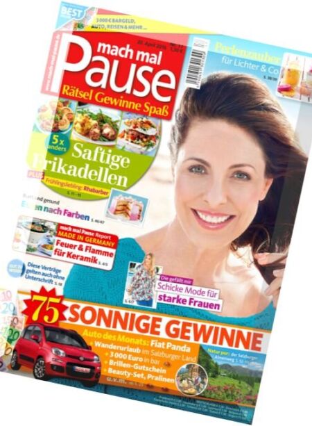 Mach mal Pause – 20 April 2016 Cover