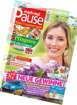 Mach mal Pause – 3 Mai 2016
