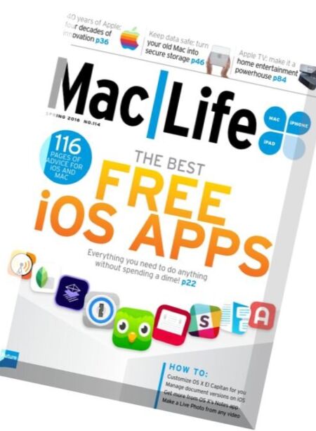 MacLife – Spring 2016 Cover