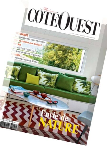 Maisons Cote Ouest – Avril-Mai 2016 Cover