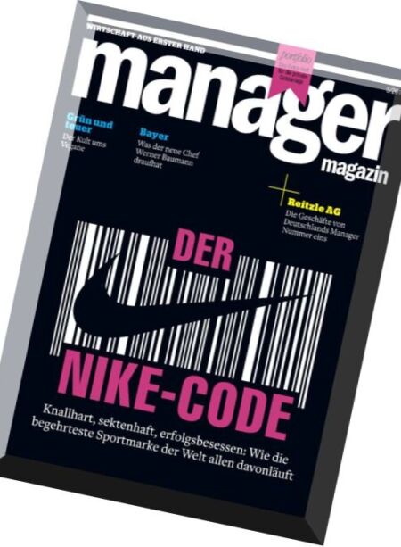 Manager Magazin – Mai 2016 Cover