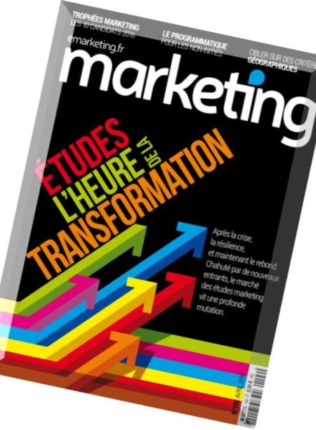 Marketing – Avril 2016 Cover