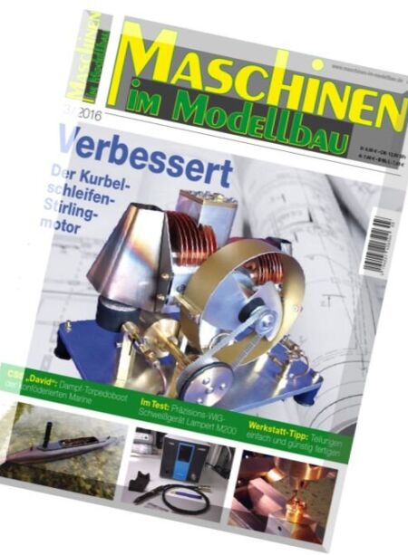 Maschinen im Modellbau – Mai-Juni 2016 Cover