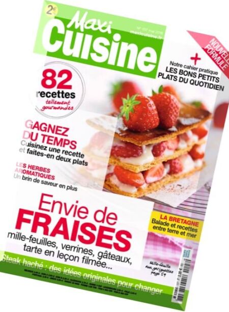 Maxi Cuisine – Mai 2016 Cover