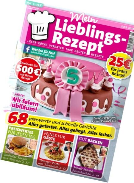 Mein Lieblingsrezept – Juni 2016 Cover