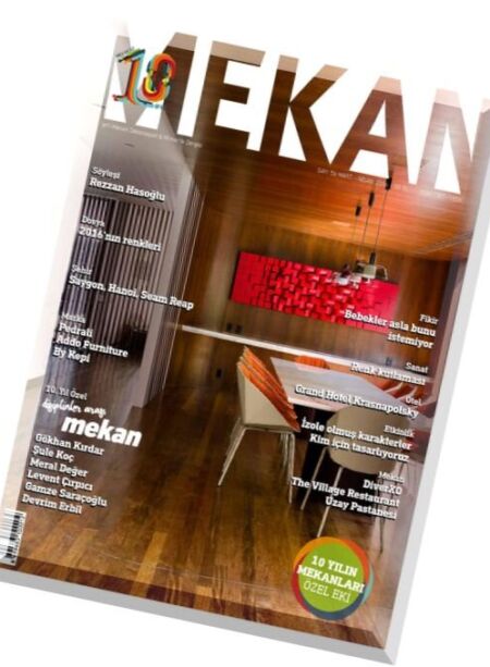 Mekan Magazine – March-April 2016 Cover