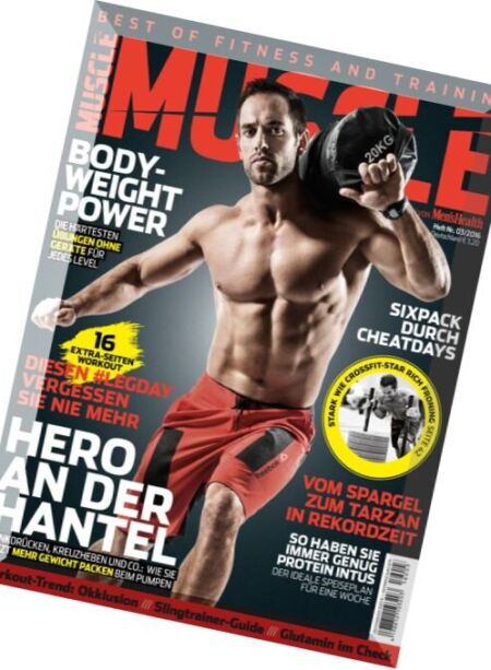 Men’s Health MUSCLE – Nr.3, 2016 Cover
