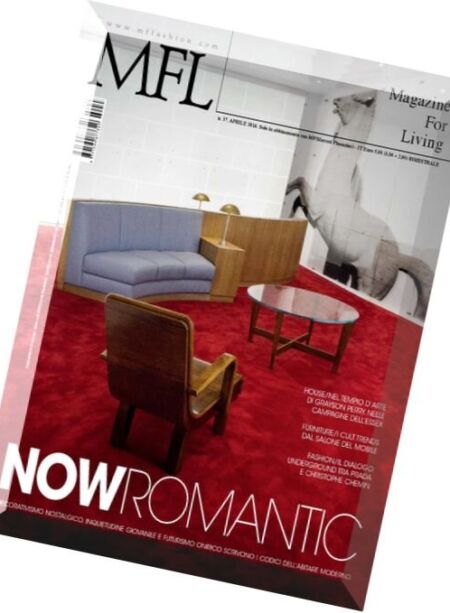 MFL. Magazine for Living – Aprile 2016 Cover