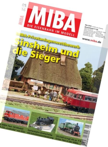 MIBA – Mai 2016 Cover