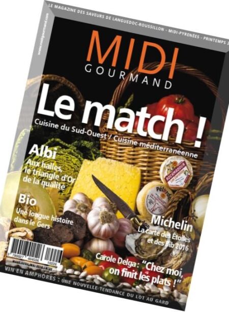 Midi Gourmand – Printemps 2016 Cover