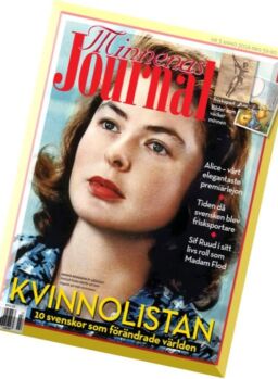Minnenas Journal – Nr.3, 2016