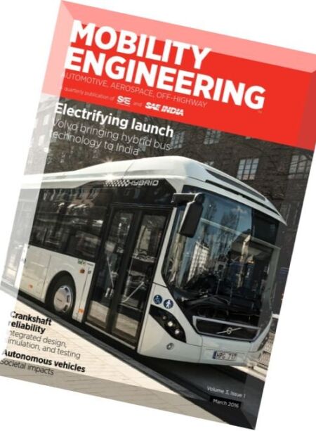 MOBILITY ENGINEERING – March 2016 Cover