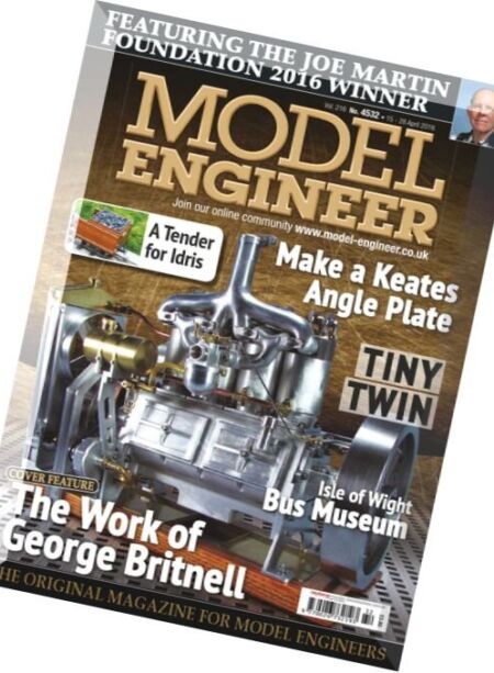 Model Engineer – 15-28 April 2016 Cover