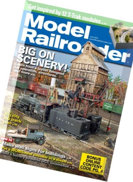 Model Railroader – June 2016 Cover