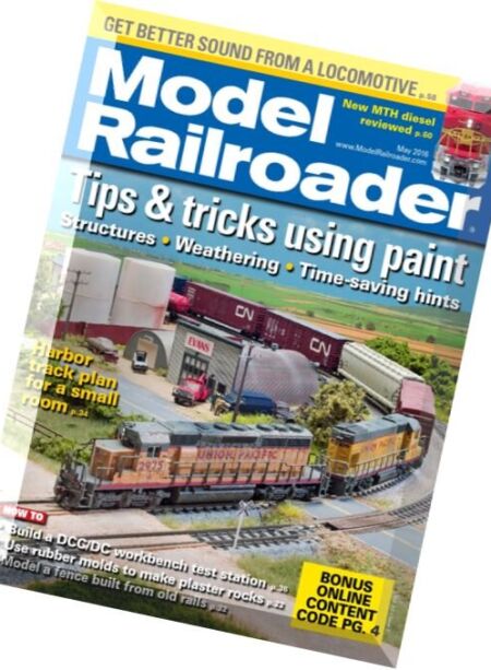 Model Railroader – May 2016 Cover