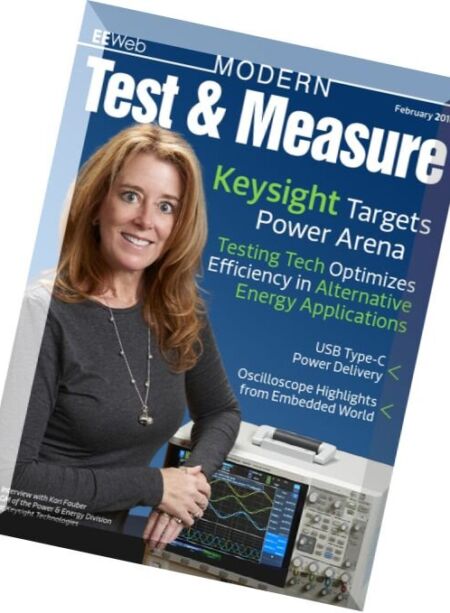 Modern Test & Measure – February 2016 Cover