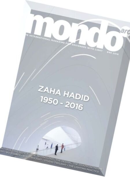 mondo-arc – April-May 2016 Cover