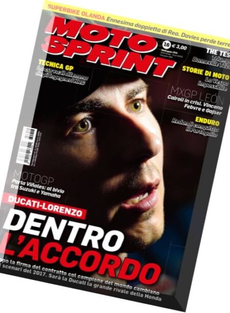 Moto Sprint – 19 Aprile 2016 Cover