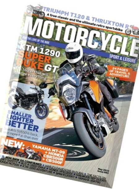 Motorcycle Sport & Leisure – May 2016 Cover