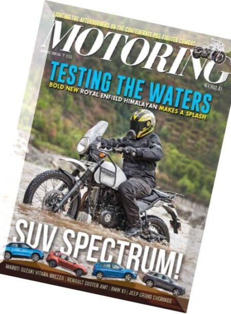 Motoring World – April 2016 Cover