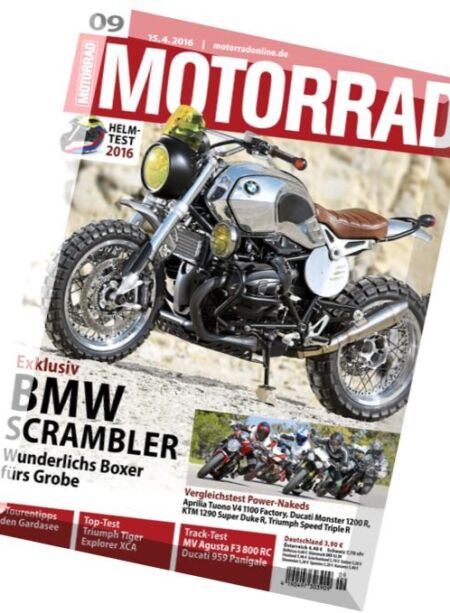 MOTORRAD – Nr.9, 2016 Cover