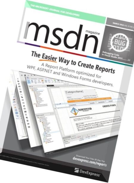 MSDN Magazine – March 2016 Cover