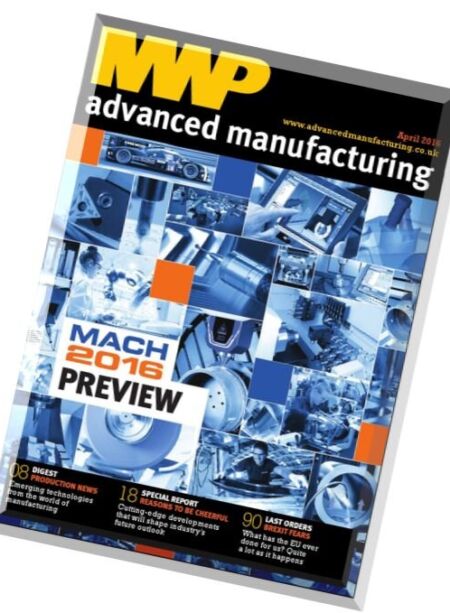 mwp advanced manufacturing – April 2016 Cover