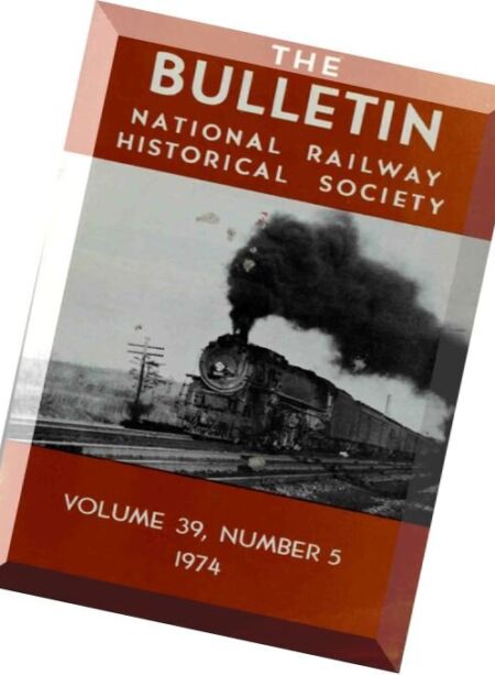 National Railway Bulletin – 1974 (Vol.39 N 5) Cover
