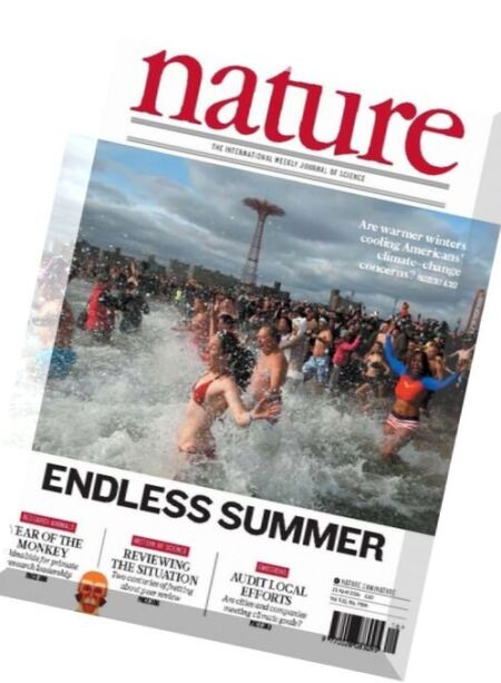 Nature Magazine – 21 April 2016 Cover