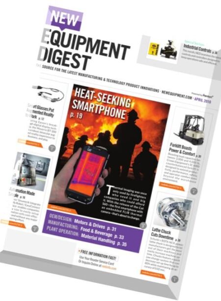 New Equipment Digest – April 2016 Cover