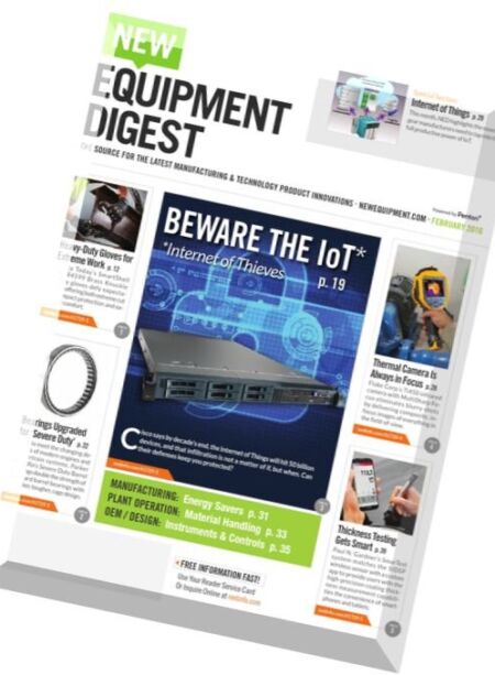 New Equipment Digest – February 2016 Cover
