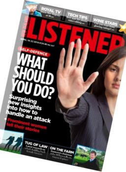 New Zealand Listener – 16 April 2016
