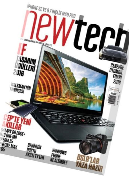 Newtech – Nisan 2016 Cover