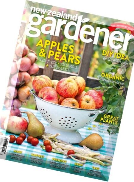NZ Gardener – April 2016 Cover
