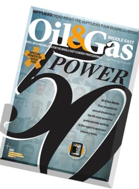 Oil & Gas Middle East – April 2016 Cover