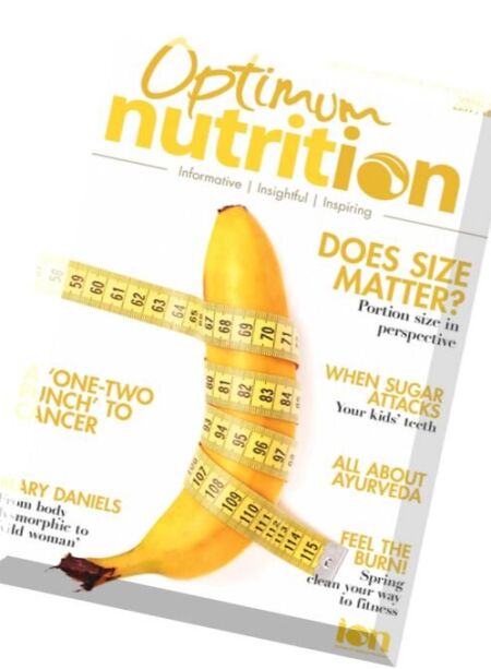Optimum Nutrition – Spring 2016 Cover