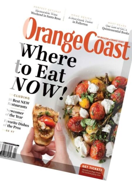 Orange Coast Magazine – April 2016 Cover