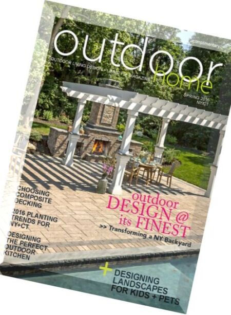 Outdoor Home – Spring 2016 Cover