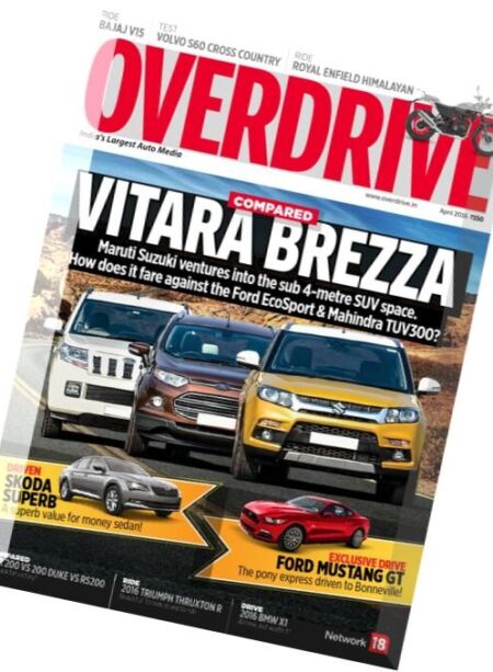 Overdrive – April 2016 Cover