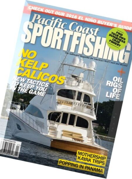 Pacific Coast Sportfishing – January-February 2016 Cover