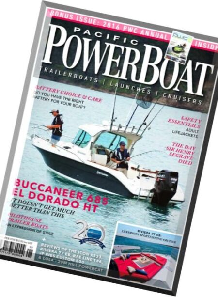 Pacific PowerBoat – January-February 2016 Cover