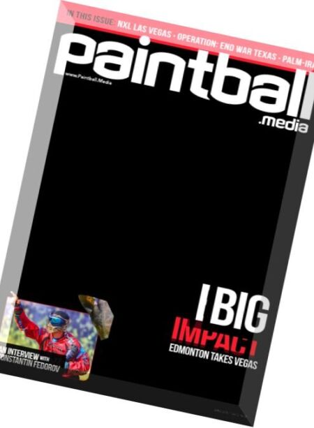 Paintball Magazine – April 2016 Cover