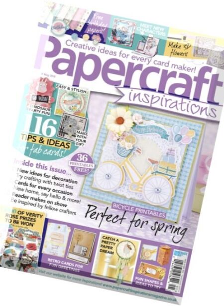 Papercraft Inspirations – May 2016 Cover