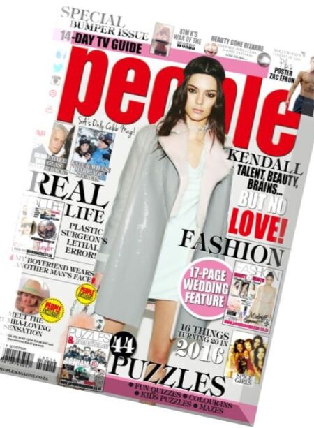 People South Africa – 25 March – 07 April 2016 Cover